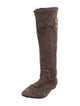 Tory Burch Suede Riding Boots