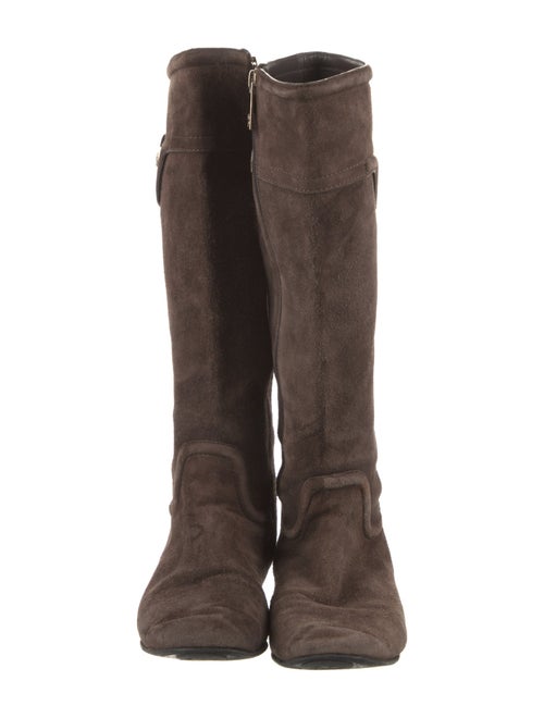 Tory Burch Suede Riding Boots