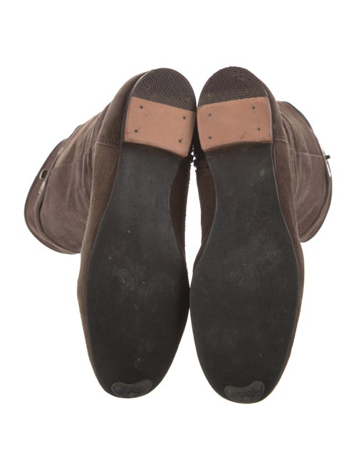 Tory Burch Suede Riding Boots