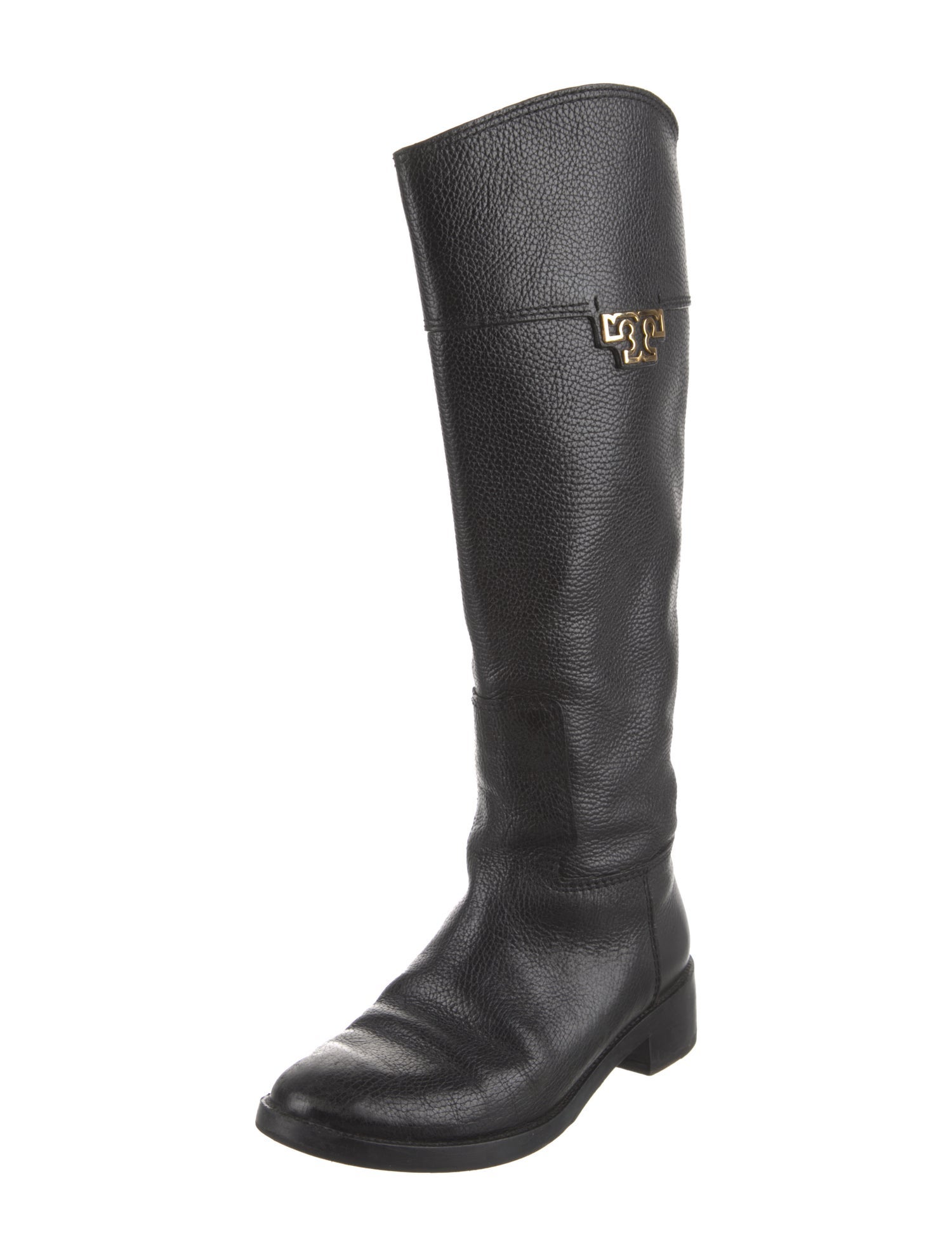 Tory Burch Leather Riding Boots