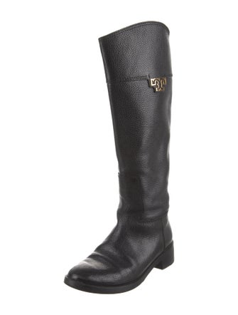 Tory Burch Leather Riding Boots