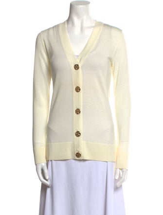 Tory Burch Merino Wool V-Neck Sweater