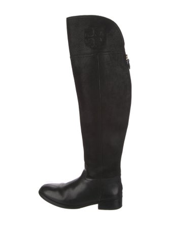 Tory Burch Leather Riding Boots