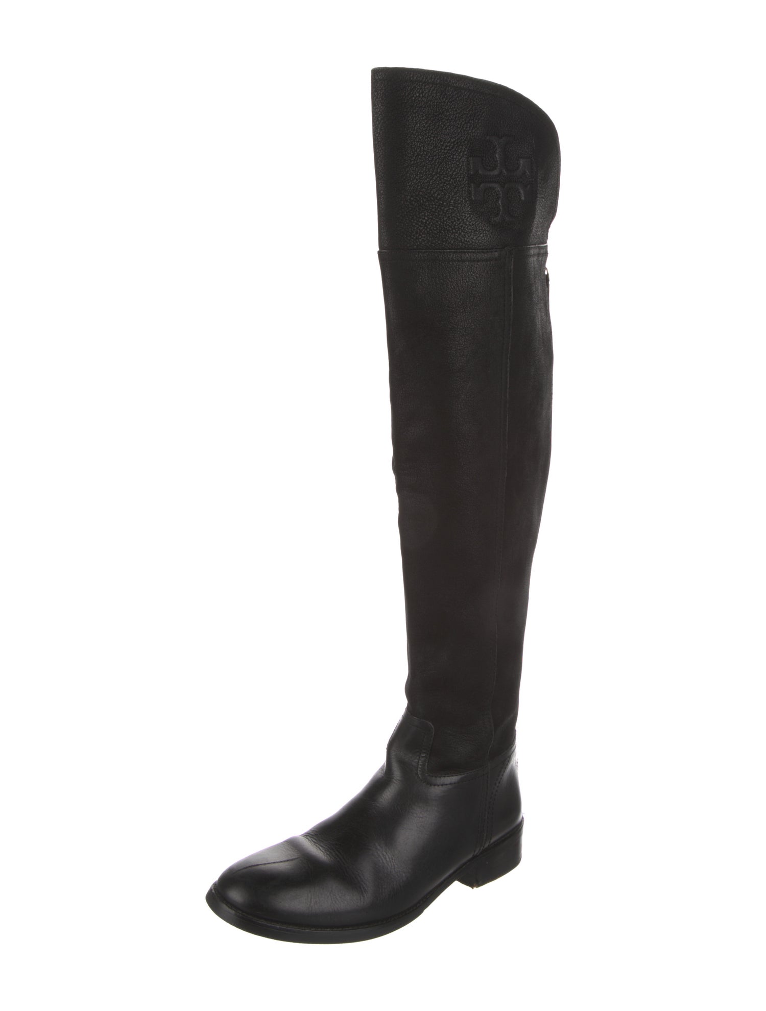 Tory Burch Leather Riding Boots