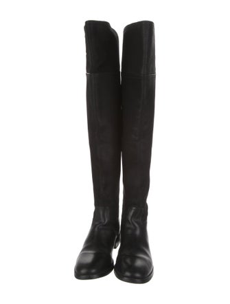 Tory Burch Leather Riding Boots