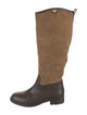 Tory Burch Leather Riding Boots