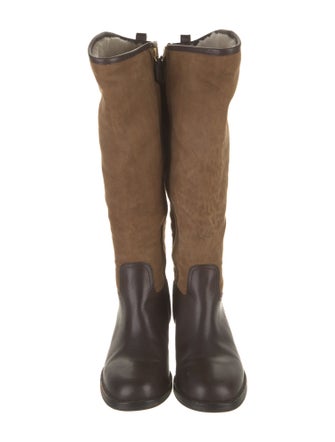 Tory Burch Leather Riding Boots