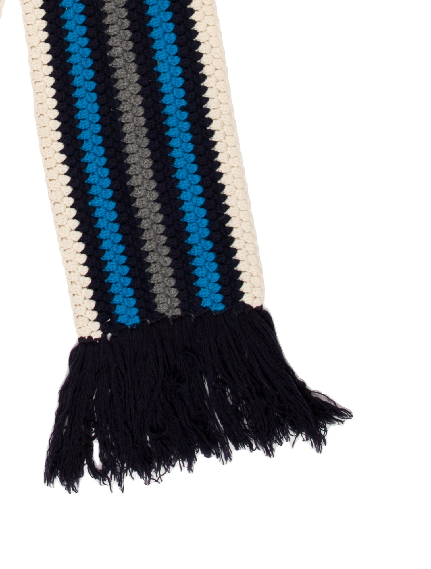 Tory Burch Cashmere Striped Scarf