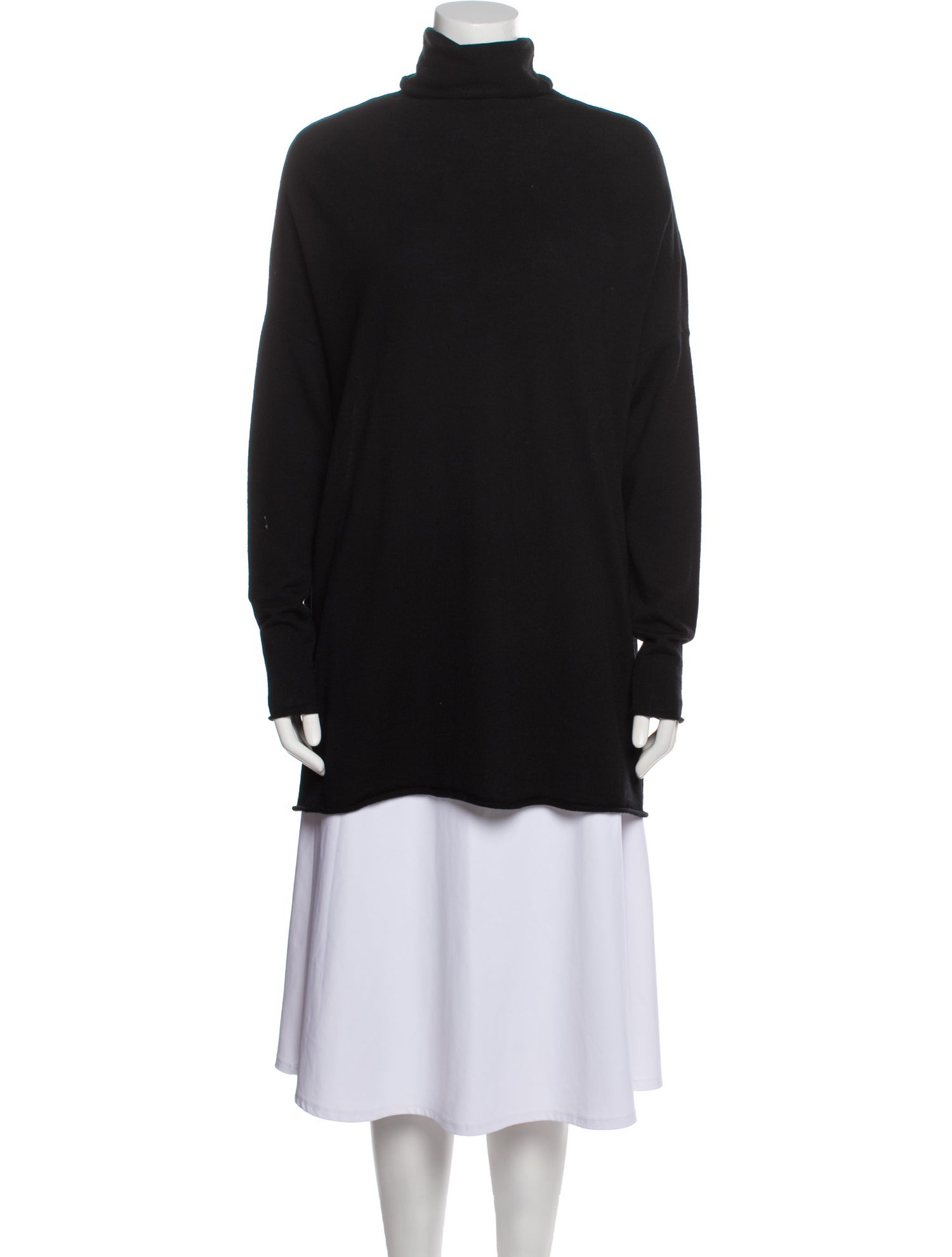 Tory Burch Merino Wool Turtleneck Sweatshirt