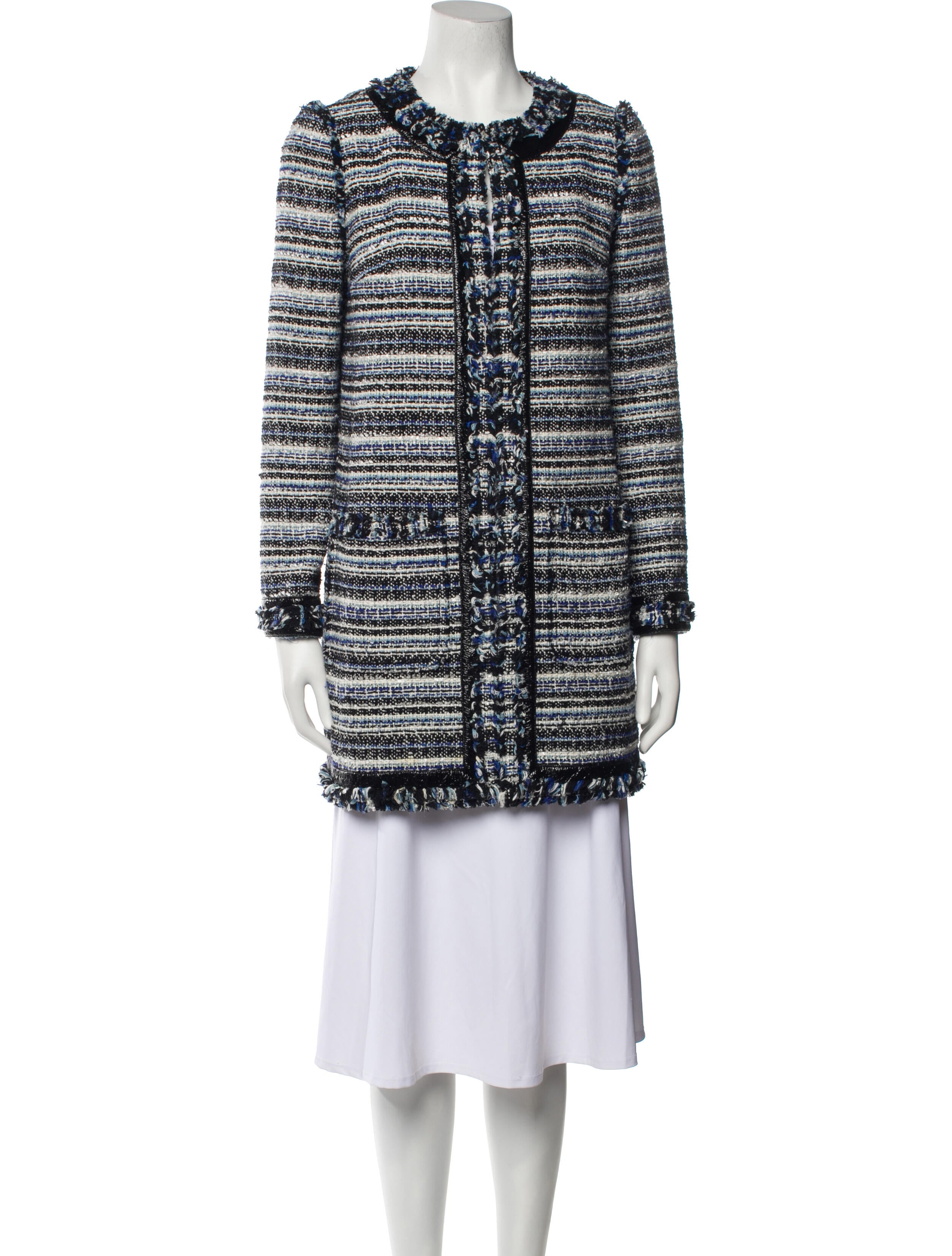 Tory Burch Tweed Pattern Coat