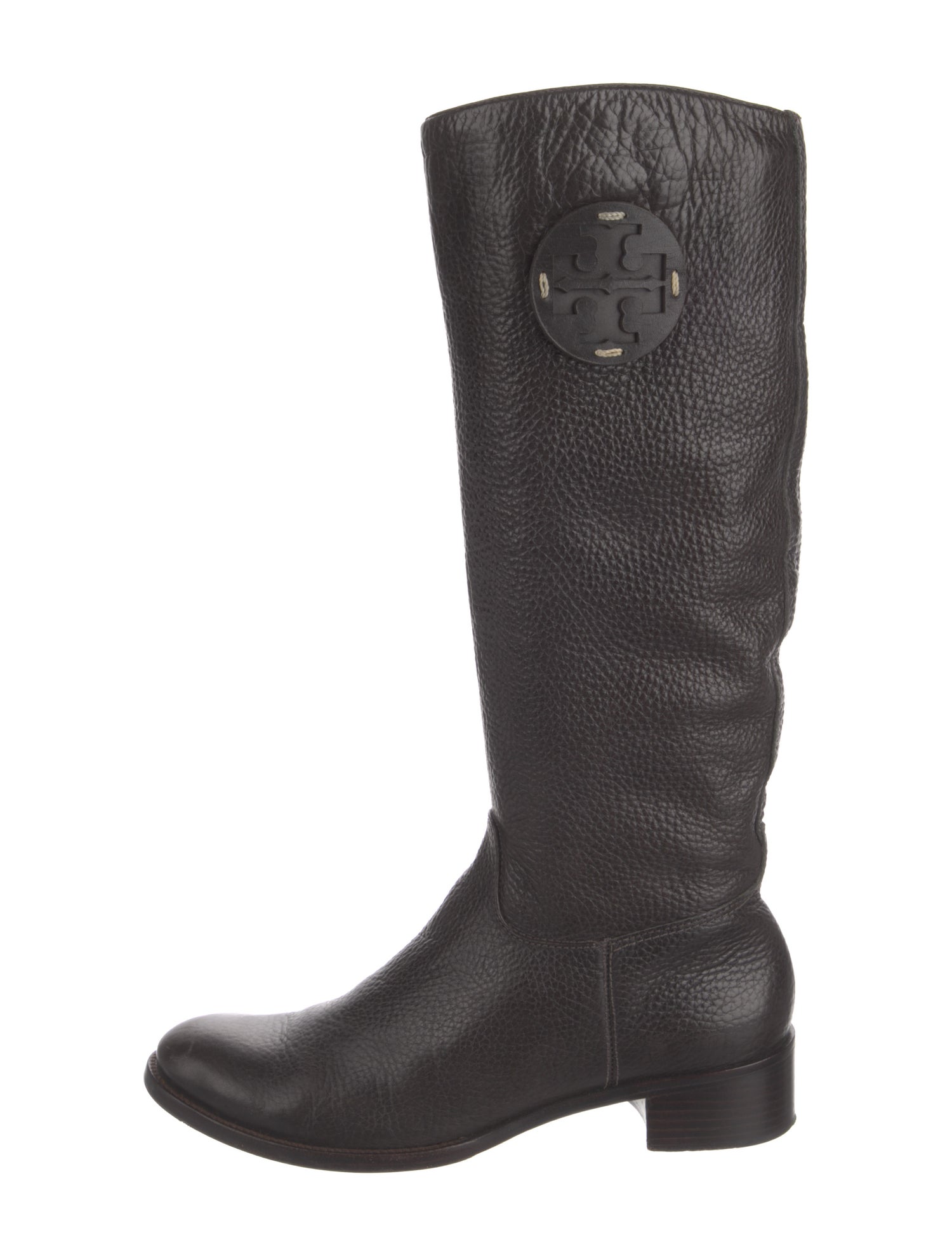 Tory Burch Leather Riding Boots