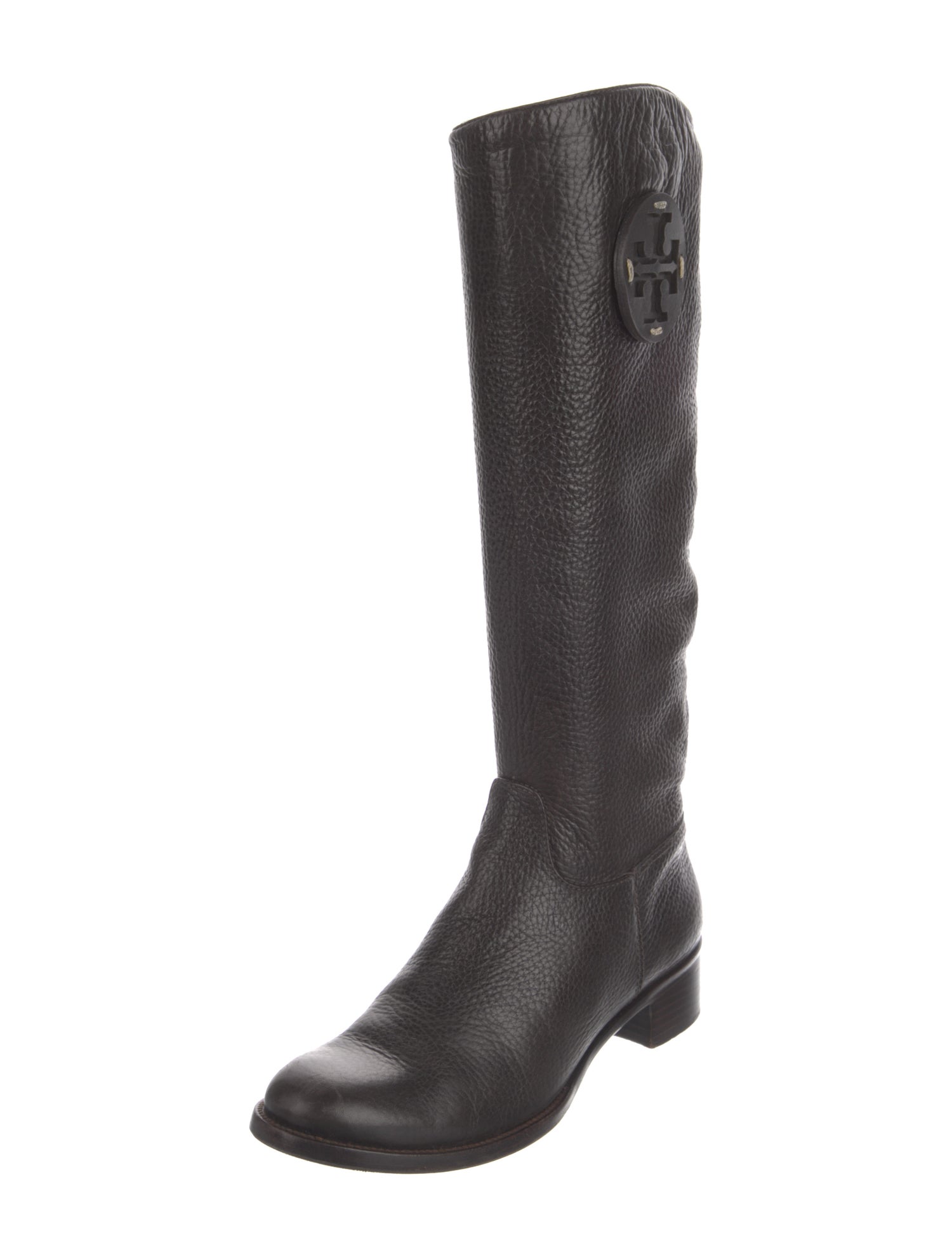 Tory Burch Leather Riding Boots