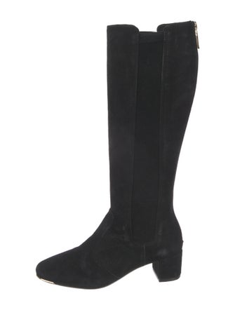 Tory Burch Suede Riding Boots
