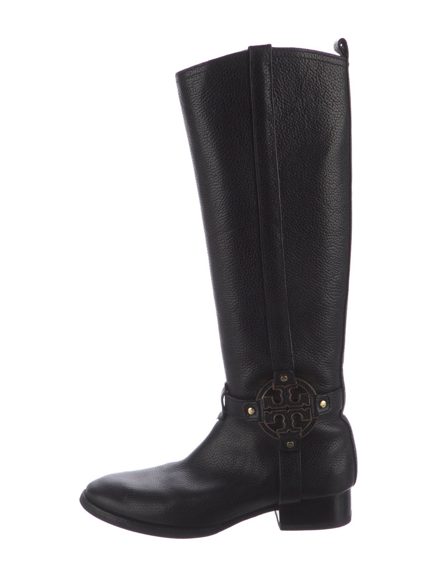Tory Burch Leather Riding Boots
