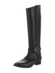 Tory Burch Leather Riding Boots