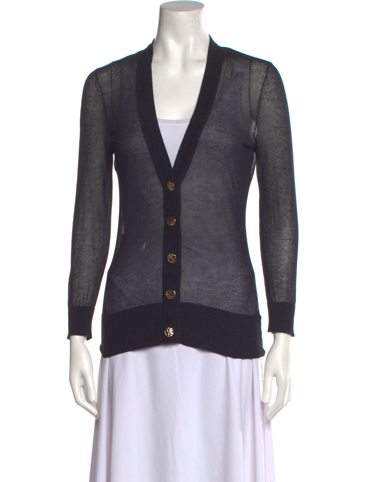 Tory Burch Plunge Neckline Sweater