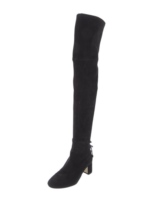 Tory Burch Suede Bow Accents Boots