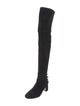 Tory Burch Suede Bow Accents Boots
