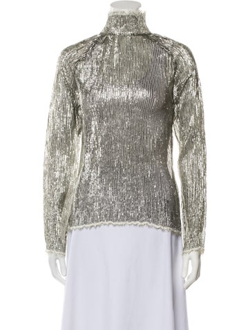 Tory Burch Tops Turtleneck Long Sleeve Sweatshirt US 4 | S