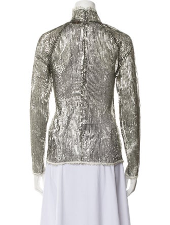 Tory Burch Turtleneck Long Sleeve Sweatshirt