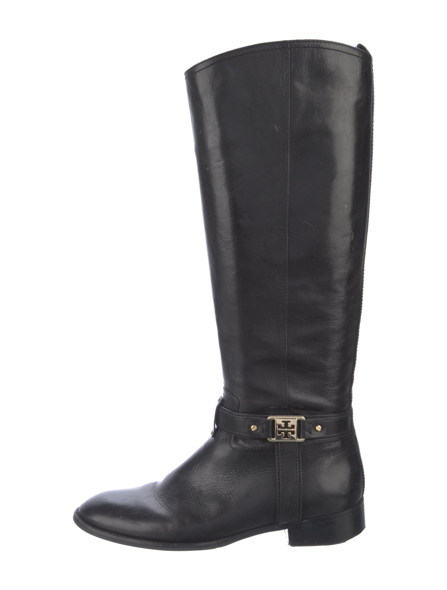 Tory Burch Leather Riding Boots