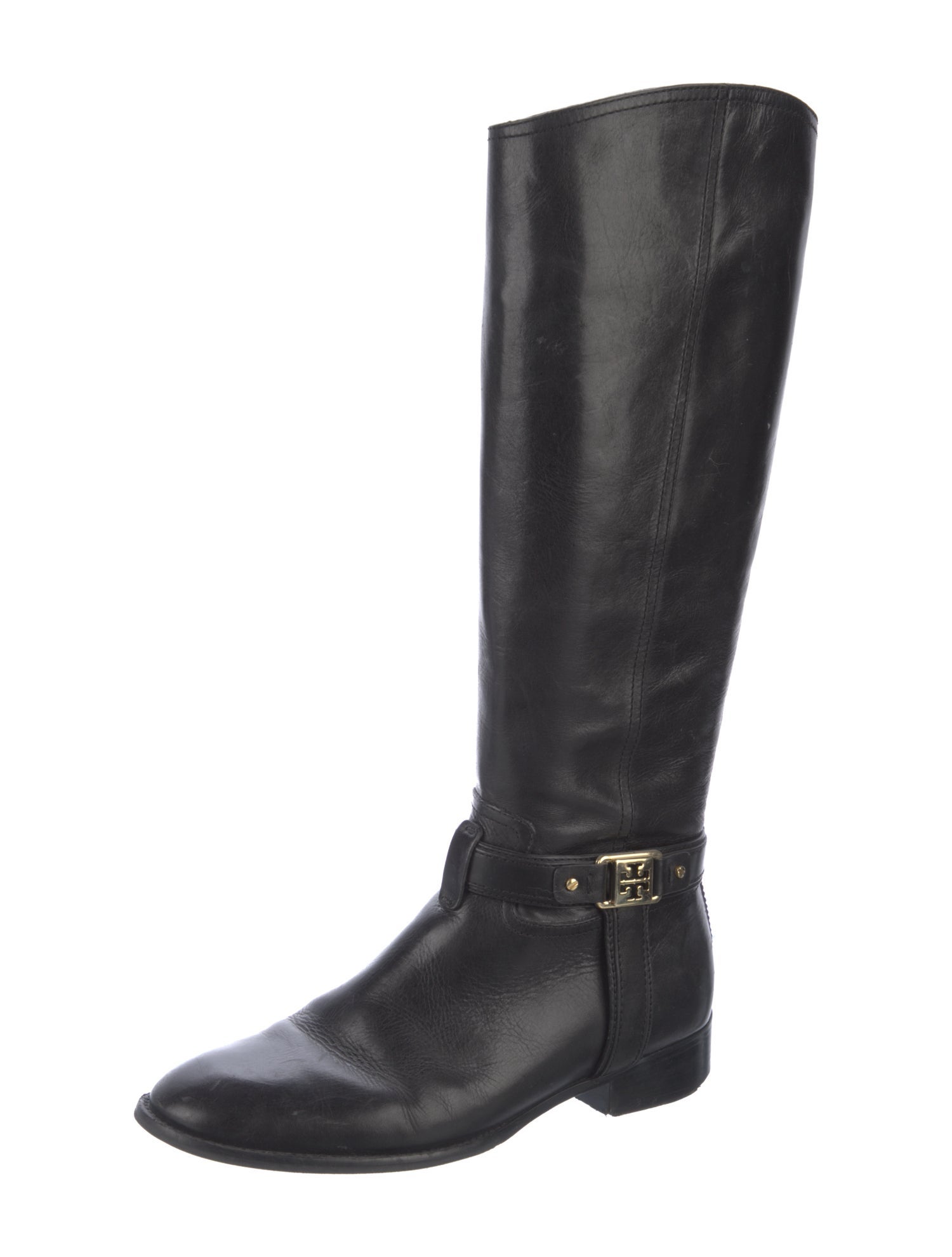 Tory Burch Leather Riding Boots