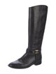 Tory Burch Leather Riding Boots