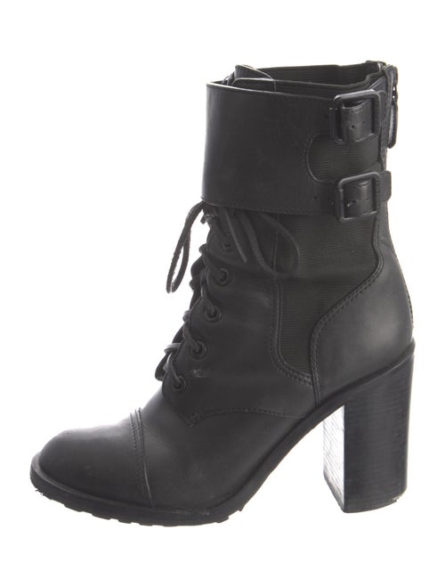Tory Burch Leather Combat Boots