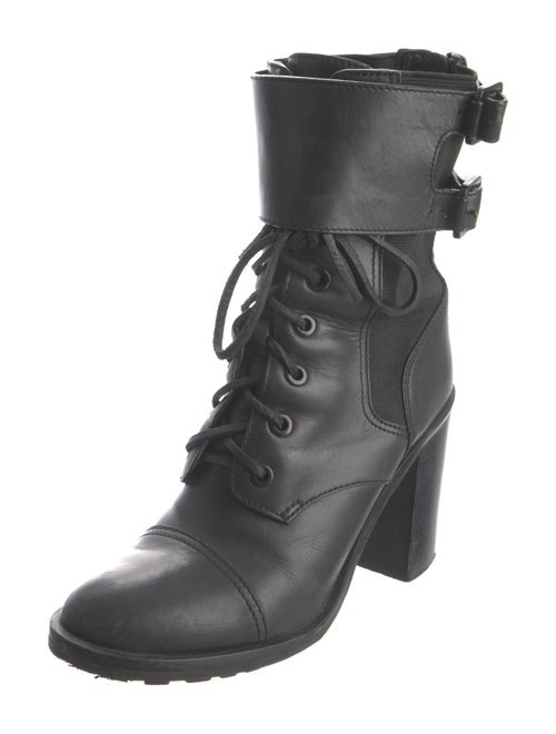 Tory Burch Leather Combat Boots