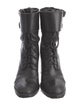 Tory Burch Leather Combat Boots