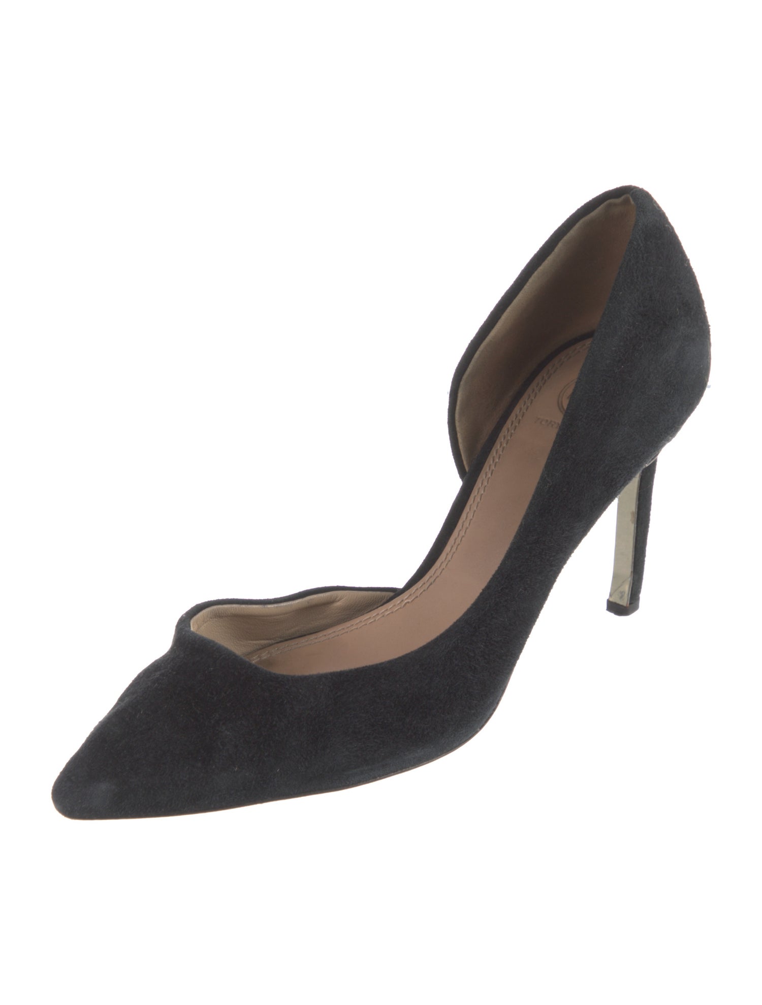 Tory Burch Suede D'Orsay Pumps