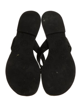 Tory Burch Leather Flip Flops