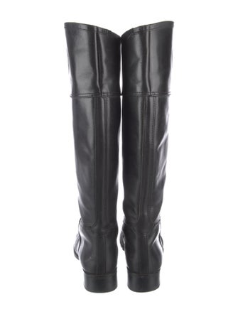 Tory Burch Leather Riding Boots