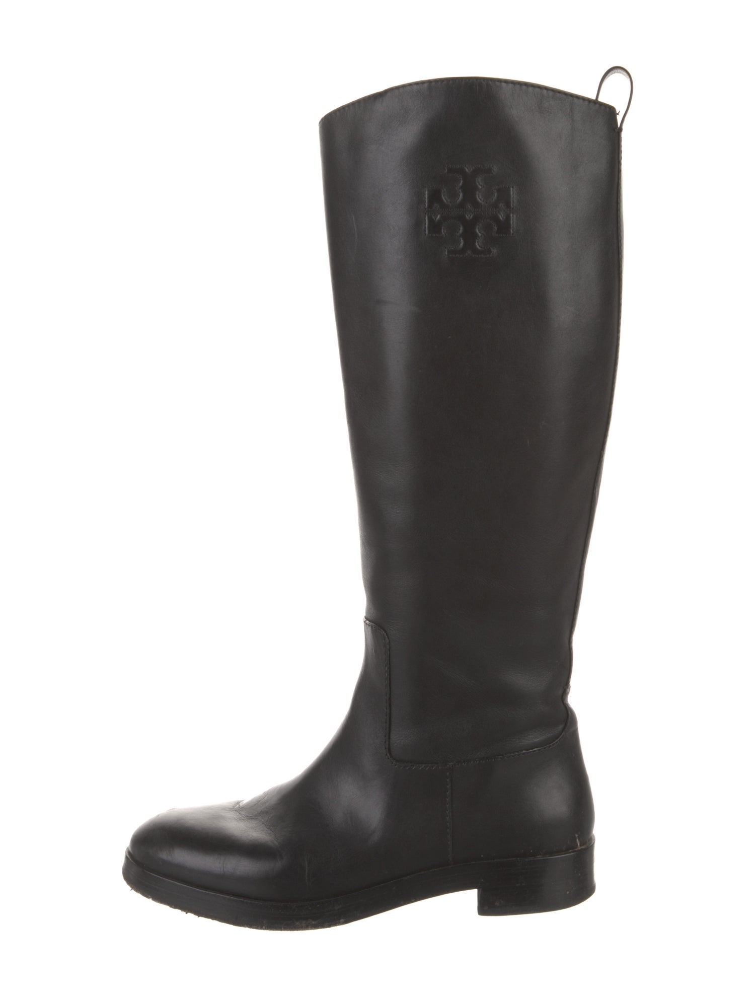 Tory Burch Leather Riding Boots