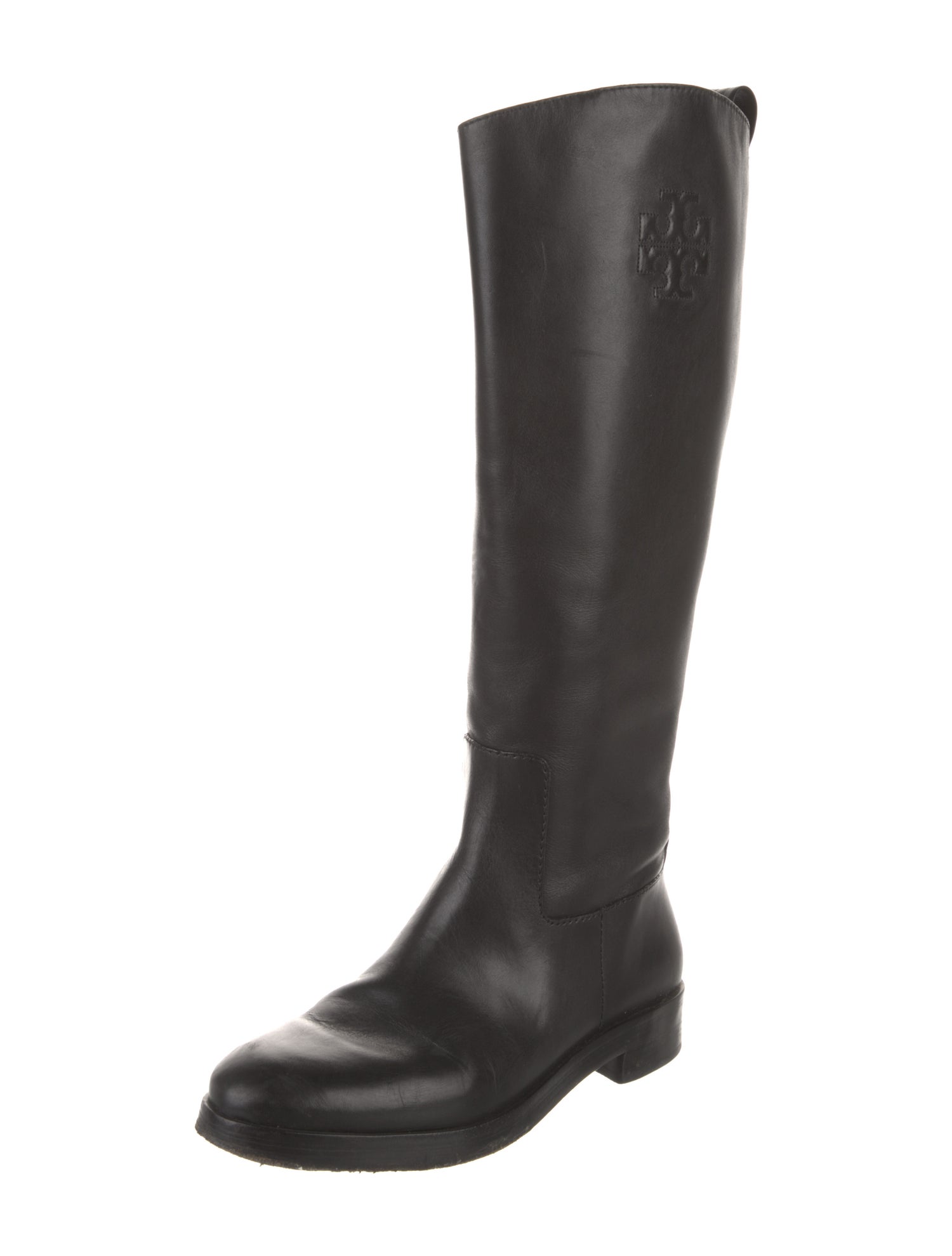 Tory Burch Leather Riding Boots