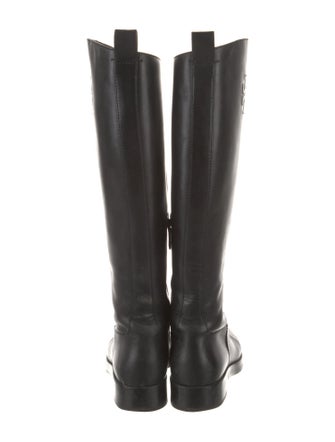 Tory Burch Leather Riding Boots
