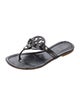 Tory Burch Leather Studded Accents Slides