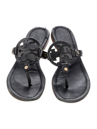 Tory Burch Leather Studded Accents Slides