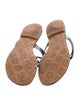 Tory Burch Leather Studded Accents Slides