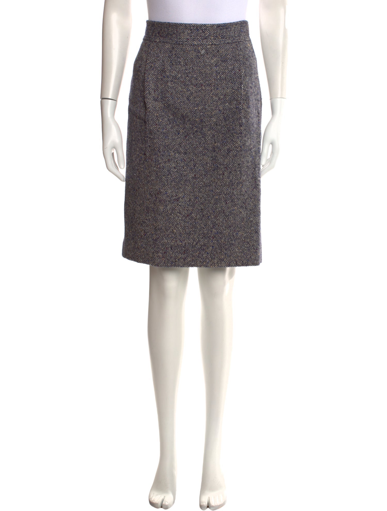 Tory Burch Tweed Pattern Knee-Length Skirt
