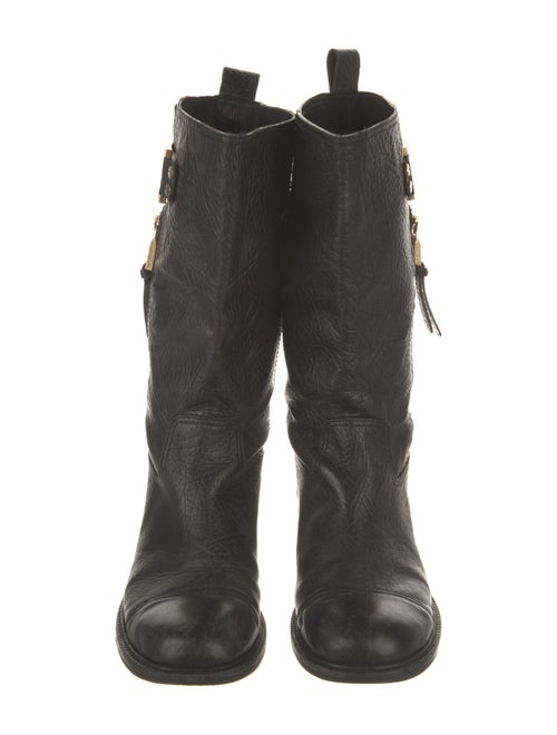 Tory Burch Leather Moto Boots