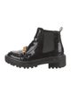 Tory Burch Patent Leather Combat Boots
