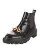Tory Burch Patent Leather Combat Boots