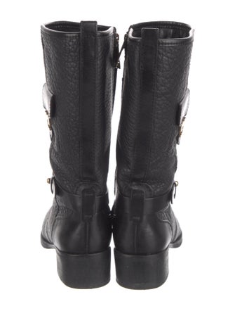 Tory Burch Leather Moto Boots