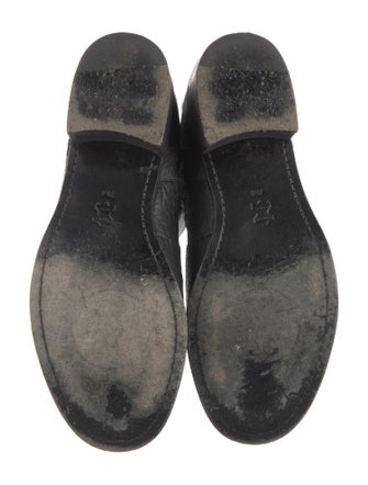 Tory Burch Leather Moto Boots