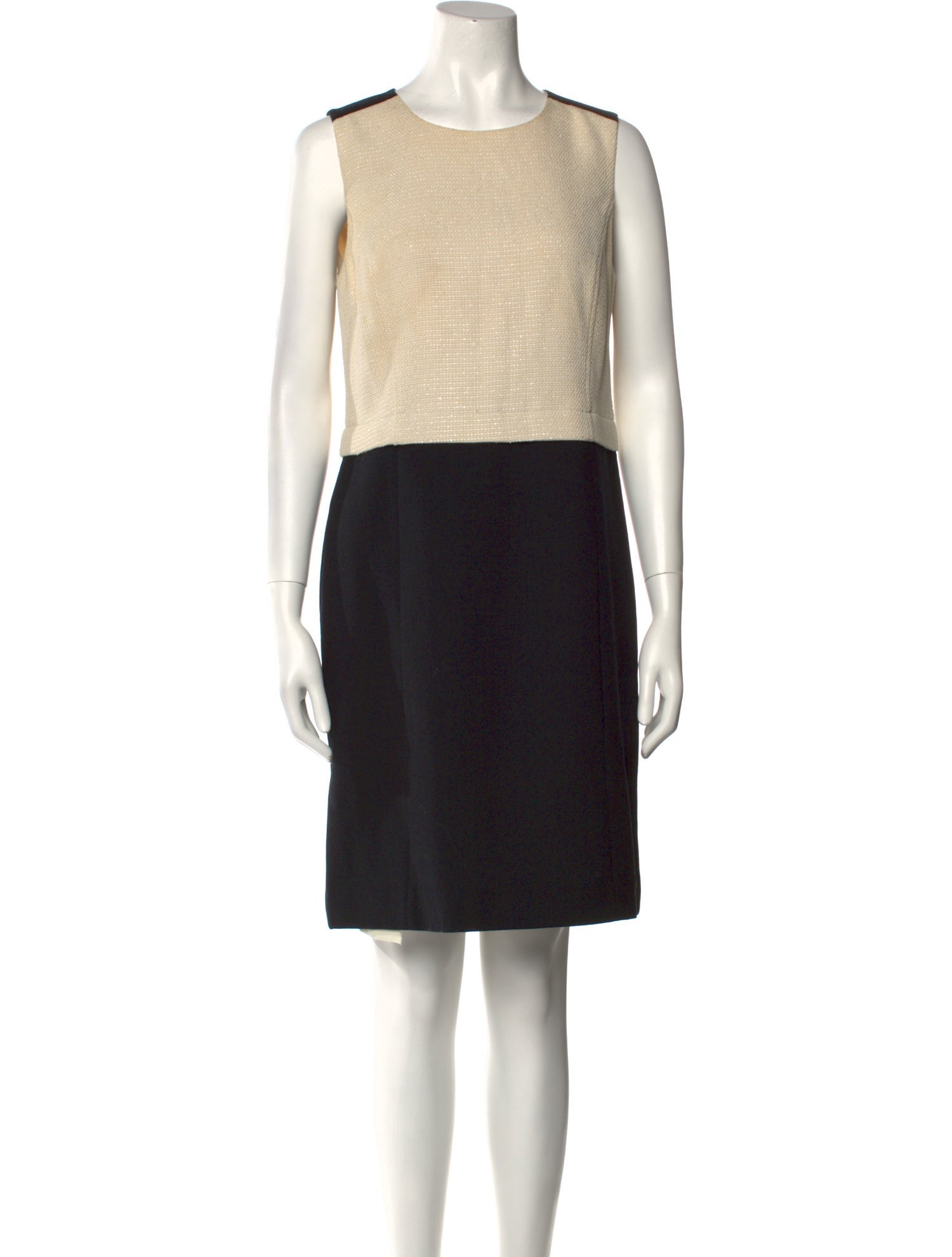 Tory Burch Colorblock Pattern Knee-Length Dress