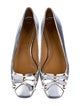 Tory Burch Leather Studded Accents Ballet Flats