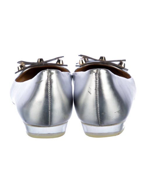 Tory Burch Leather Studded Accents Ballet Flats