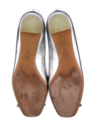 Tory Burch Leather Studded Accents Ballet Flats