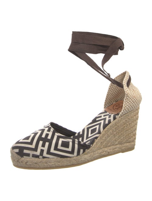 Tory Burch Canvas Printed Espadrilles
